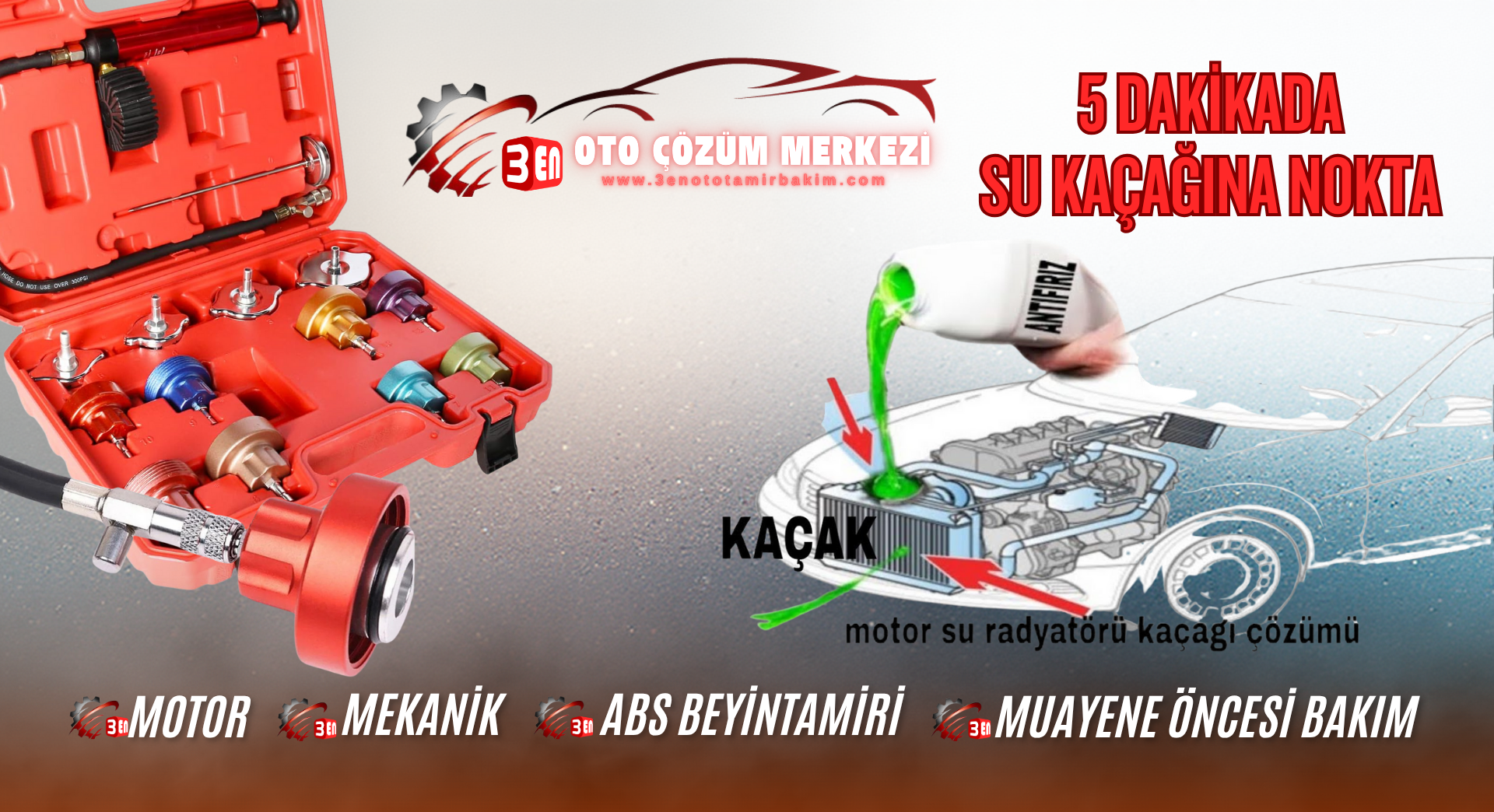 Basınçlı Motor Su Kaçağı Tespiti