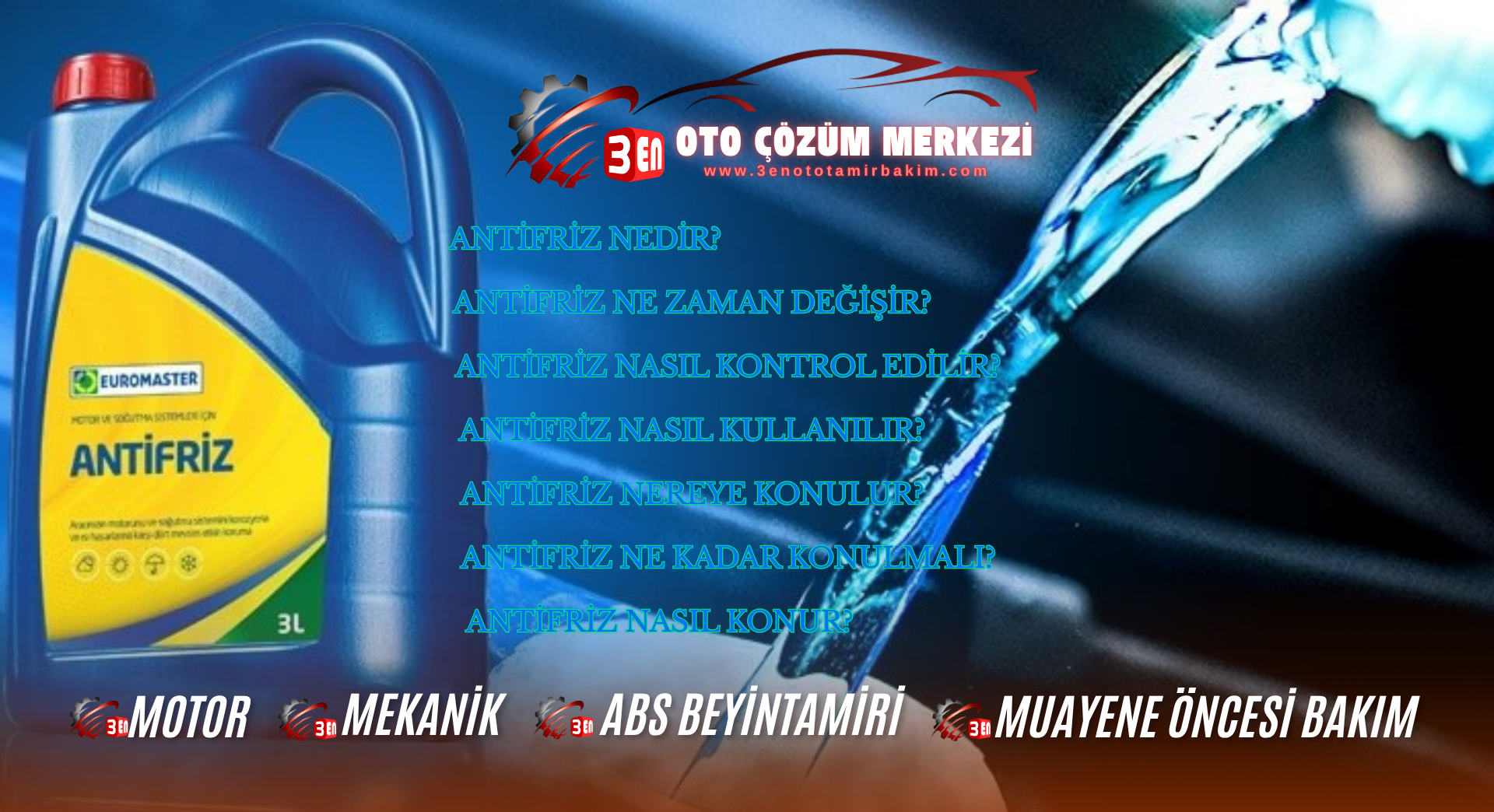 ANTİFİRİZ ÖLÇÜM VE DEĞİŞİMİ